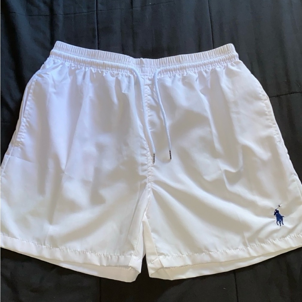 Polo by Ralph Lauren White Athletic Shorts
